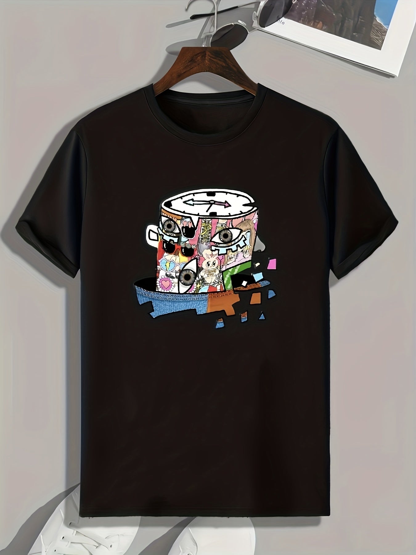Creative Pattern Men's Graphic T shirt Casual Comfy Tees For Summer