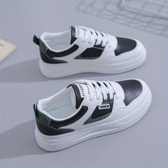 Women's Casual Skate Shoes Low Top Lace Up Shoes