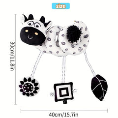 Baby & Animal Visual Stimulation Crib Wrap Toy