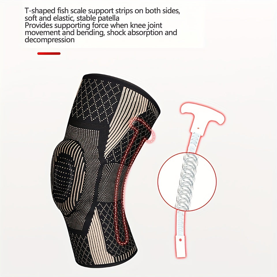Copper Ionic Silicone Patella Protector Knee Pad for Outdoor Sports