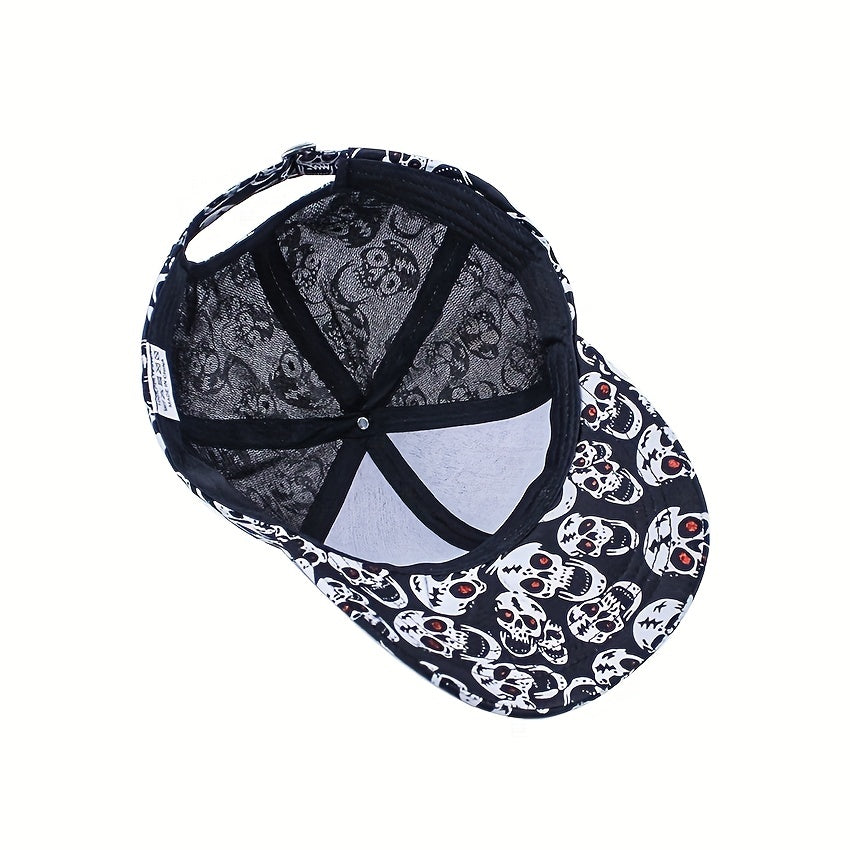 Skeleton Model Baseball Cap Peaked Cap