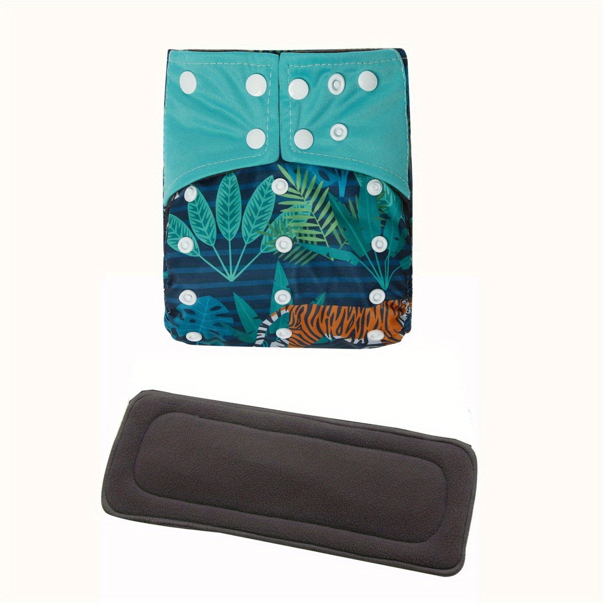 1pc Reusable Baby Diaper Adjustable Washable Diaper with Bamboo Charcoal Insert