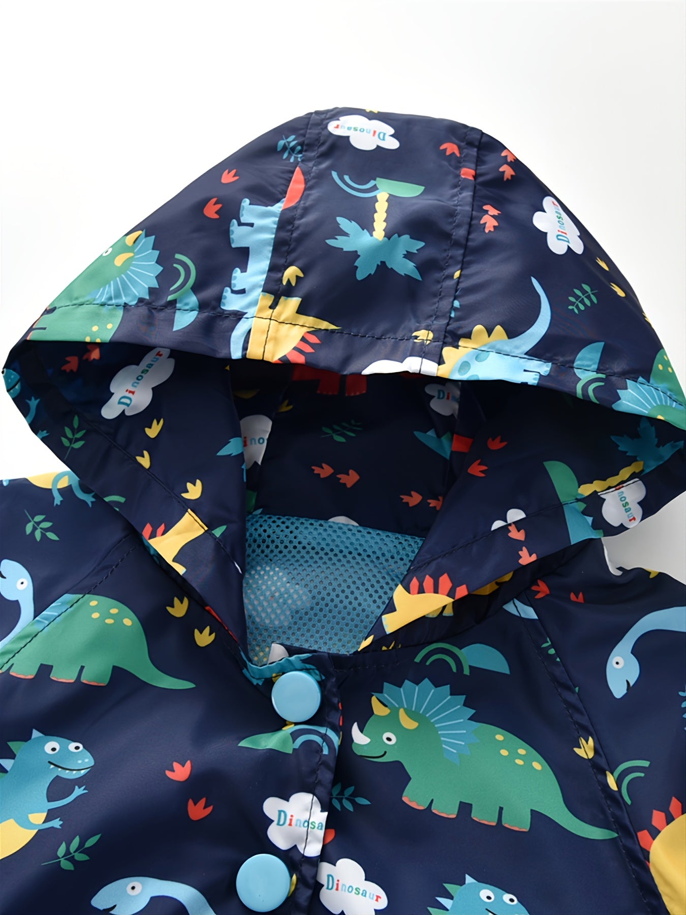 Boys Dinosaur Print Hooded Jacket for Autumn/Winter