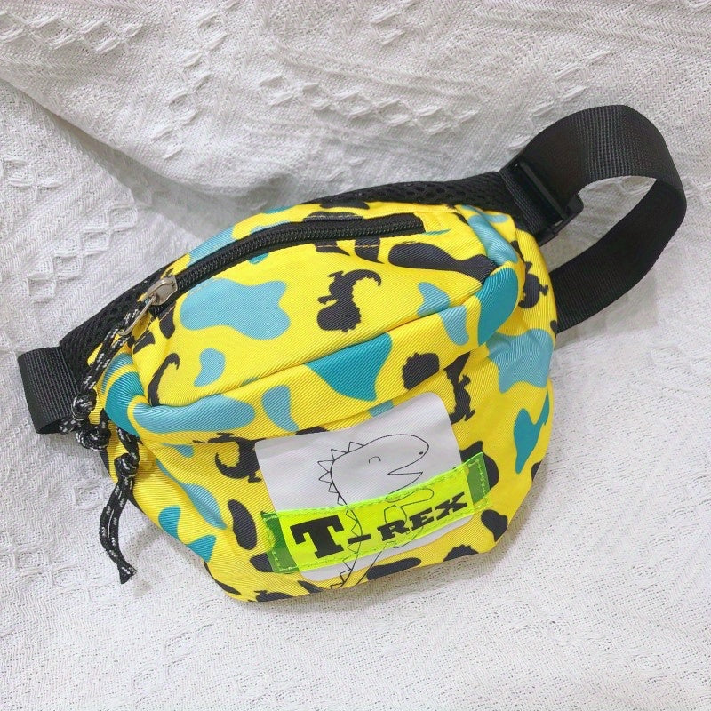 Boys Dinosaur Camo Crossbody Bag