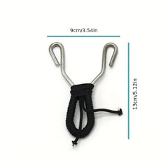 2pcs Stainless Steel Slingshot Outdoor Toys for Outdoor Entertainment