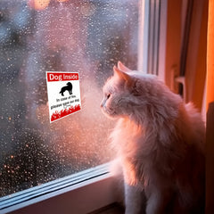 Pet Alarm Window Stickers Waterproof Home Decoration