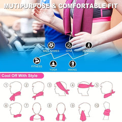Portable Sweat Absorbing Ice Sports Towel Quick Drying Cooling Towel