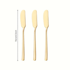 3pcs Stainless Steel Butter Cheese Spatula Cutter Spreader