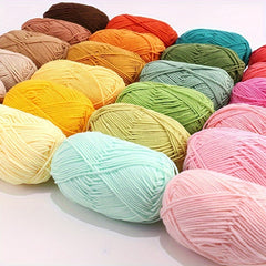 Soft Crocheted Cotton Ball for DIY Crafts 25g