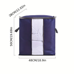 Cotton Quilt Storage Bag Clothes Organizer Box Large Capacity