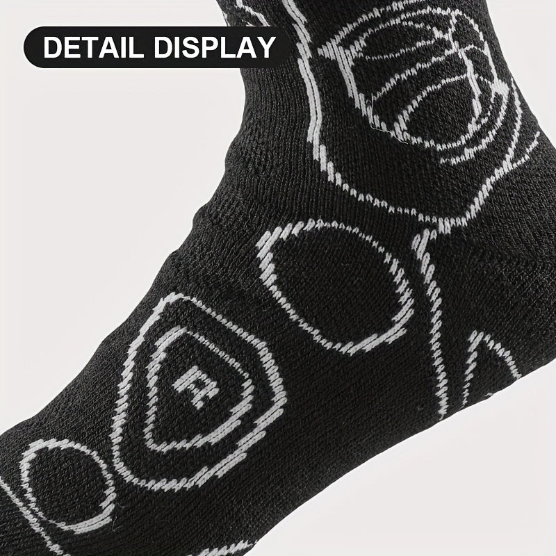Thick Padded Combat Basketball Socks Breathable Crew Socks
