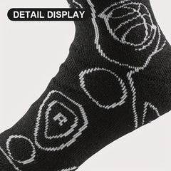 Thick Padded Combat Basketball Socks Breathable Crew Socks