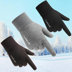 Winter Touch Screen Cycling Gloves Windproof Warm Thick Fitness Gloves