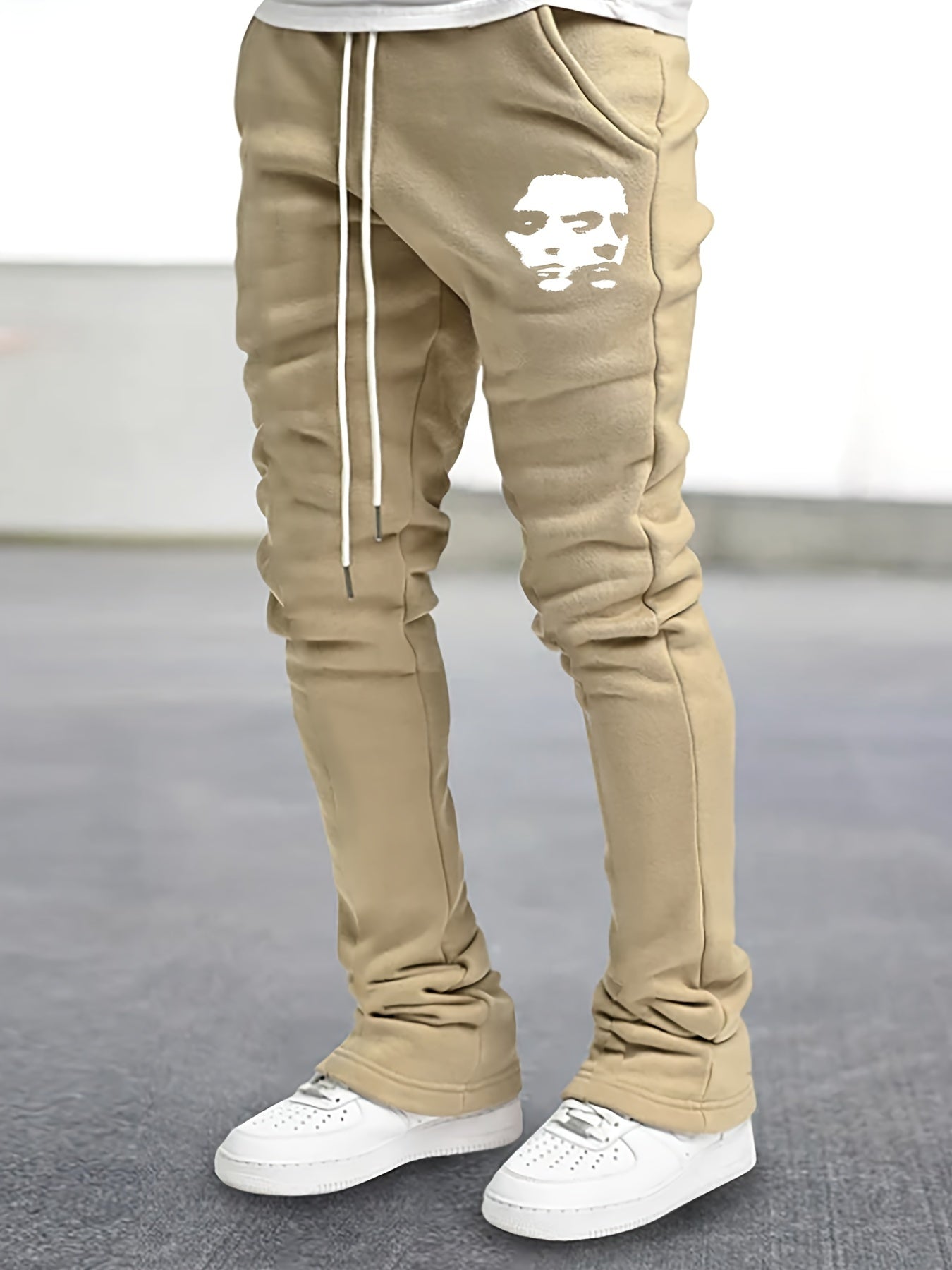 Men's Flared Trousers Street Style Joggers