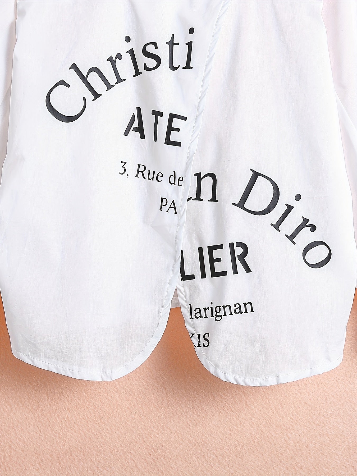 Girls V neck Loose Long Sleeves Button Shirts