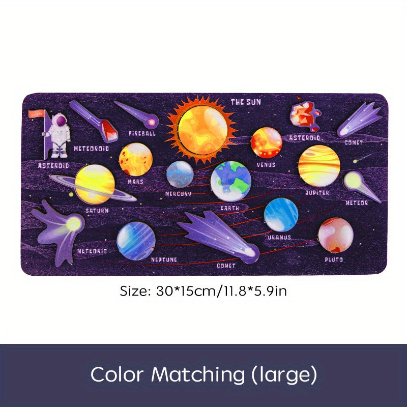 Space Puzzle Solar System Educational Toys for Toddlers