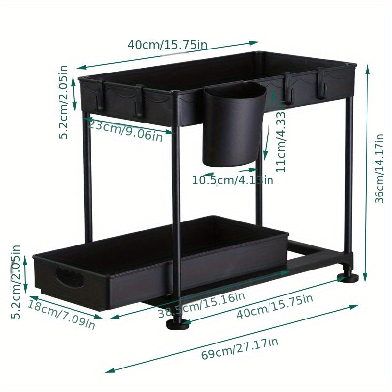 Kitchen Dish Drain Rack Set Efficiently Dry and Drain Dishes