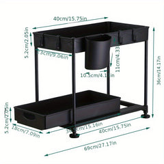 Kitchen Dish Drain Rack Set Efficiently Dry and Drain Dishes