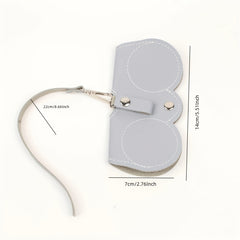 PU Leather Sunglasses Bag Solid Cover Travel Eyewear Case