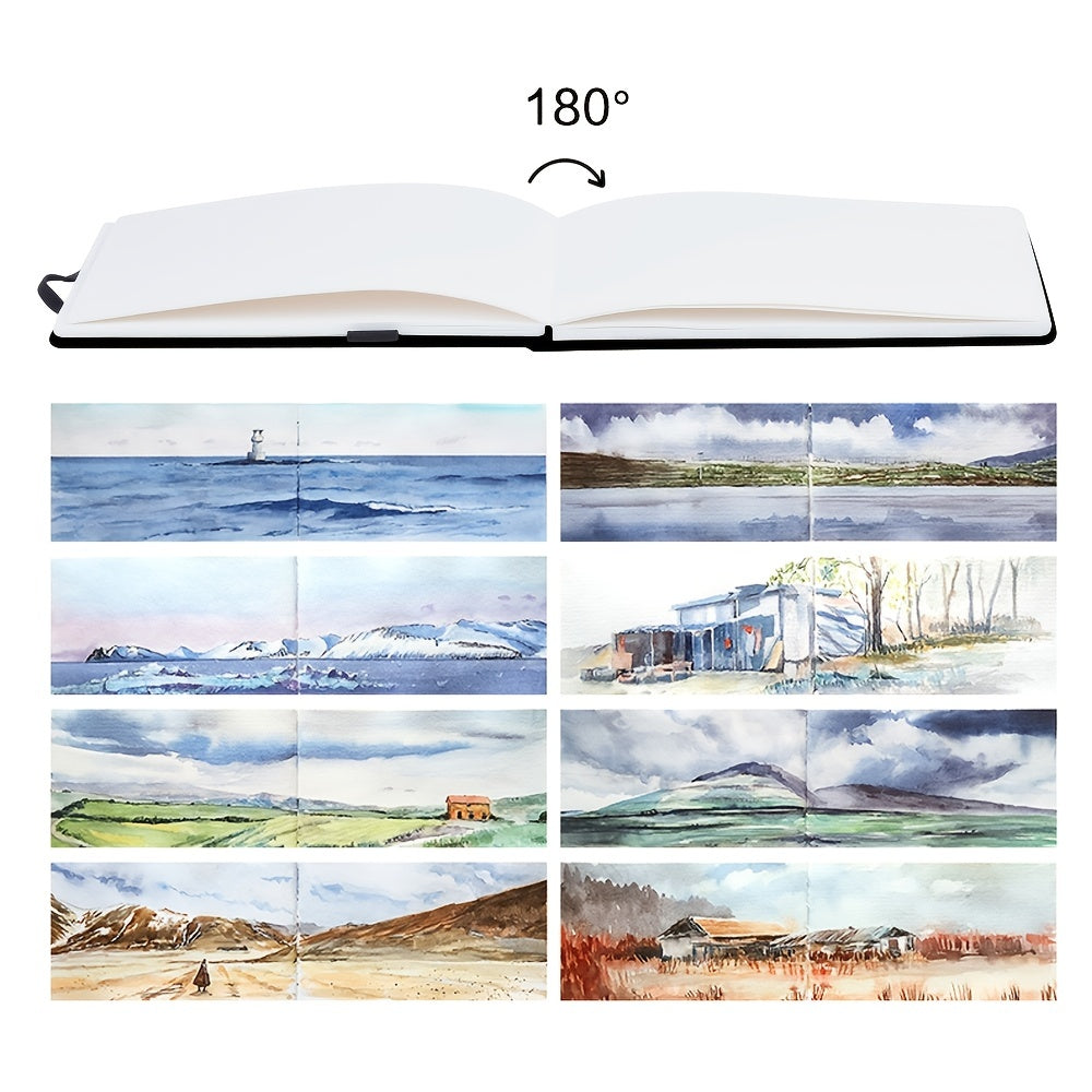 Watercolor Book Travel Hand painted Journal Student Art Painting Book