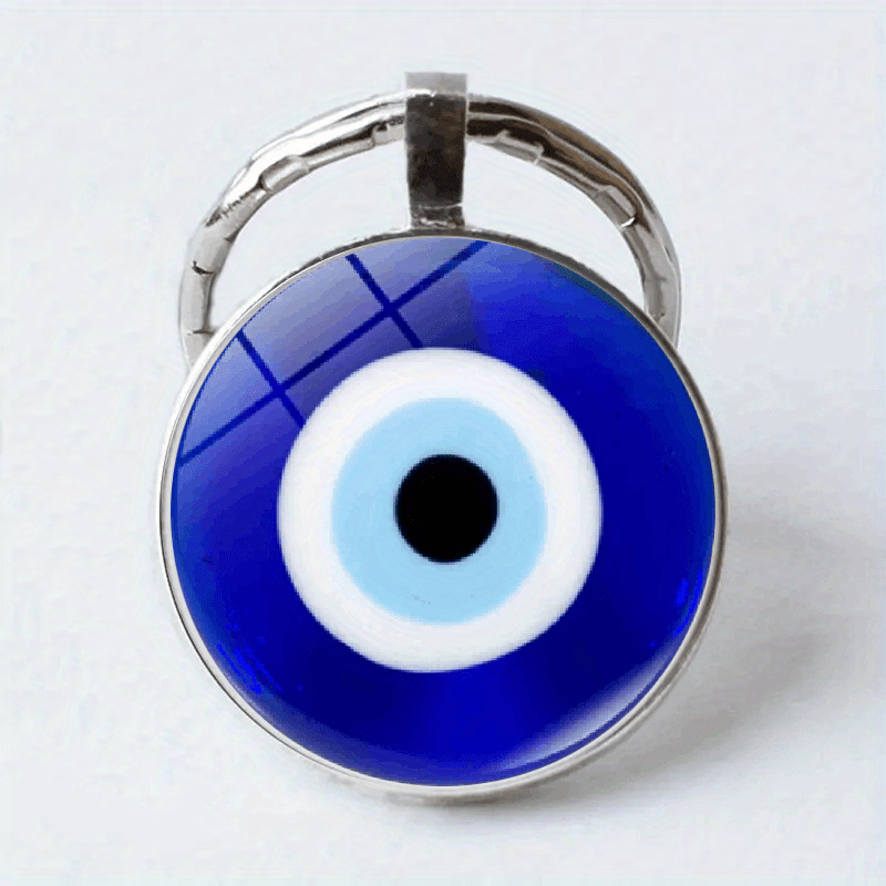 Evil Eye Keychain Amulet Key Ring Purse Bag Backpack Car Key Charm