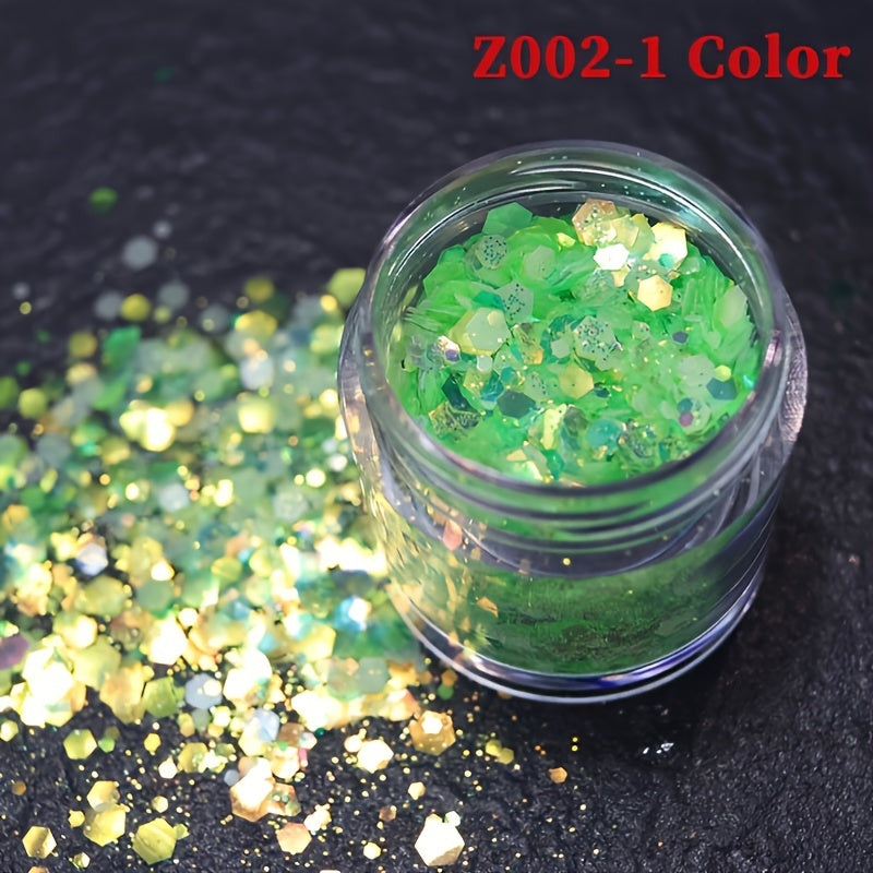Glow In The Dark Holographic Body Glitter - Sparkle Makeup