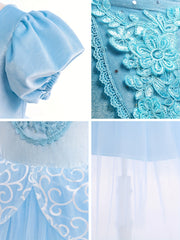 Princess Dress with Gloves for Girls