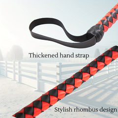 Long Horse Whip Thickened PU Leather for Equestrian Training