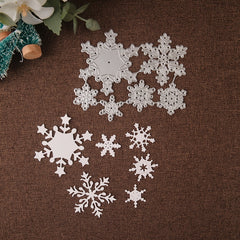 1pc Snowflake Metal Cutting Dies Happy Year Winter Holidays Decoration
