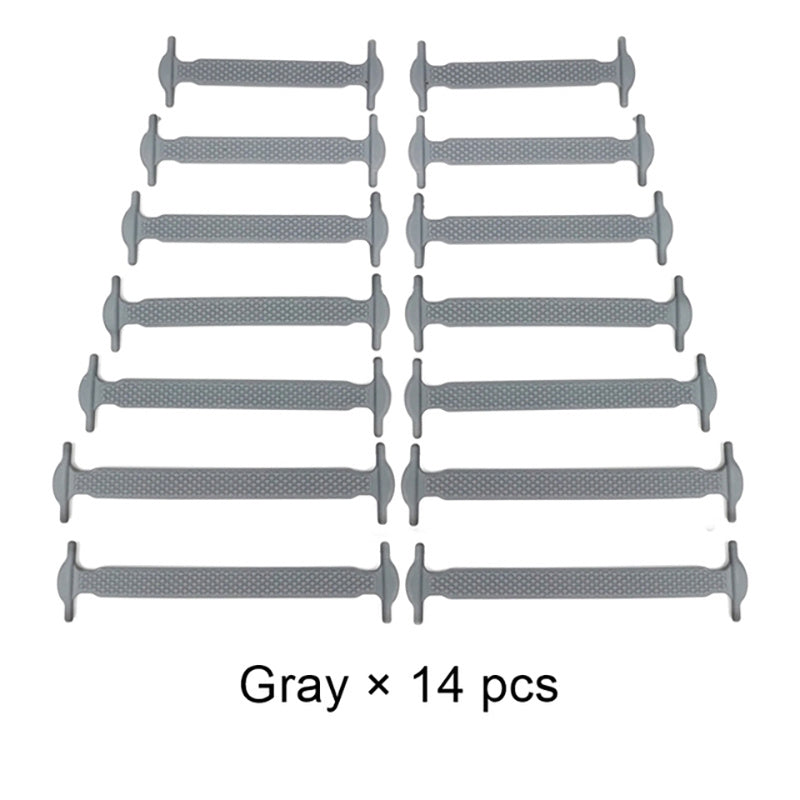 14 Pcs Silicone Lazy Shoelace Fixing Artifact for Sneakers