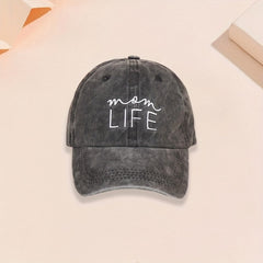 Embroidered Letter Baseball Cap LIFE Unisex Hat Christmas Gift For Her