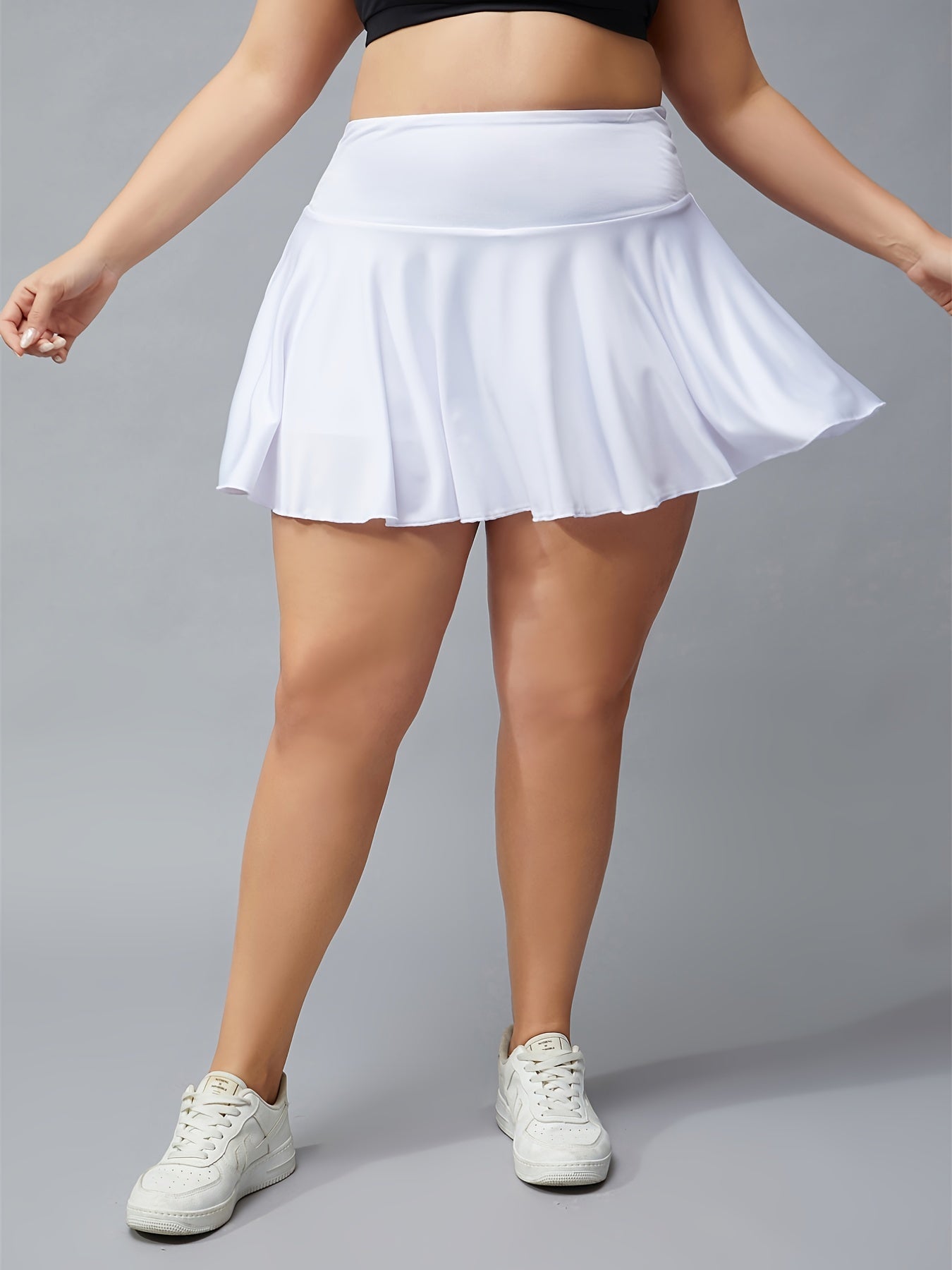 Tennis Pleated Skort Medium Solid Fitness