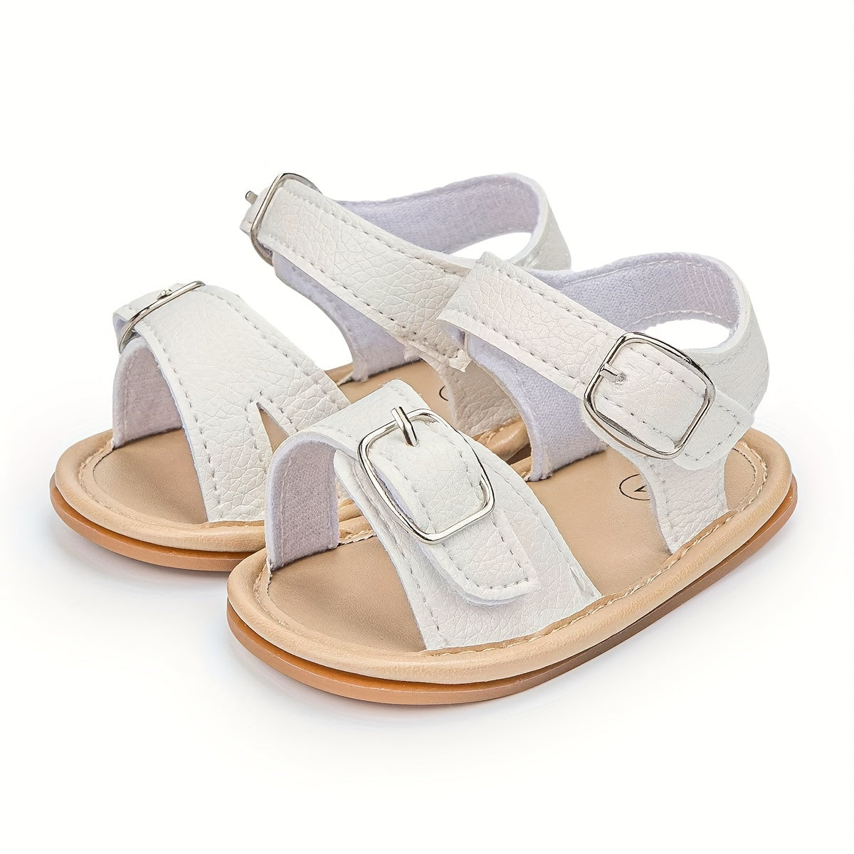 Baby Girls Open Toe Sandals Lightweight Breathable Non-Slip for Summer Vacation