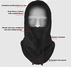 Winter Cycling Hat Windproof Fleece Warm Hat