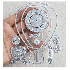 Steampunk Balloon Cutting Card Die Scrapbooking DIY