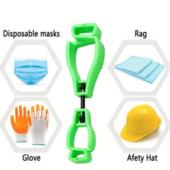 High Strength POM Plastic Safety Work Gloves Anti Lost Clip Buckle