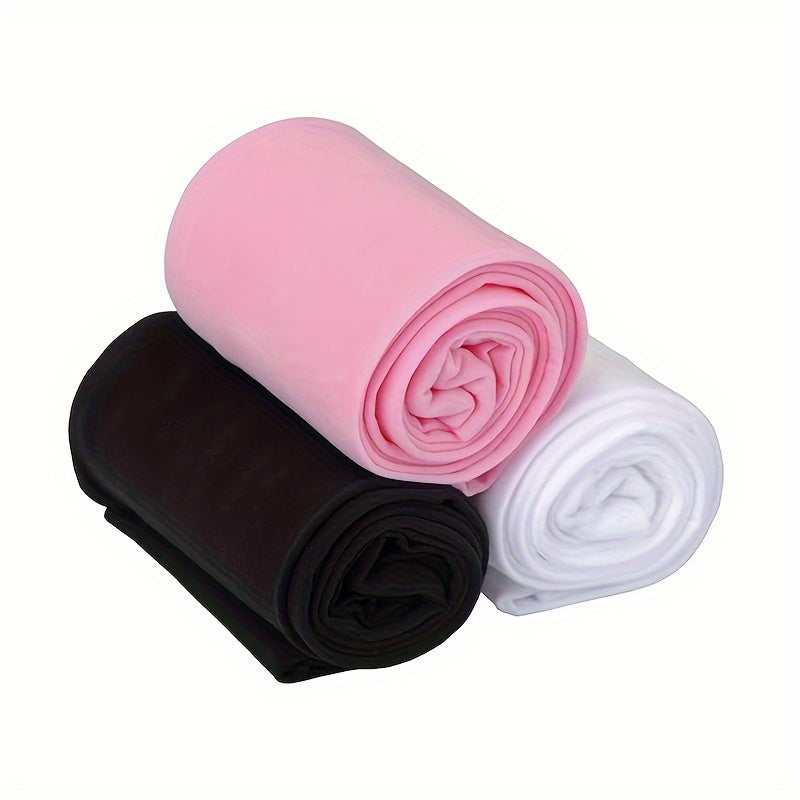 3 Pairs Girl's Ballet Dance Socks Breathable Knitted Pantyhose Kid's Stockings