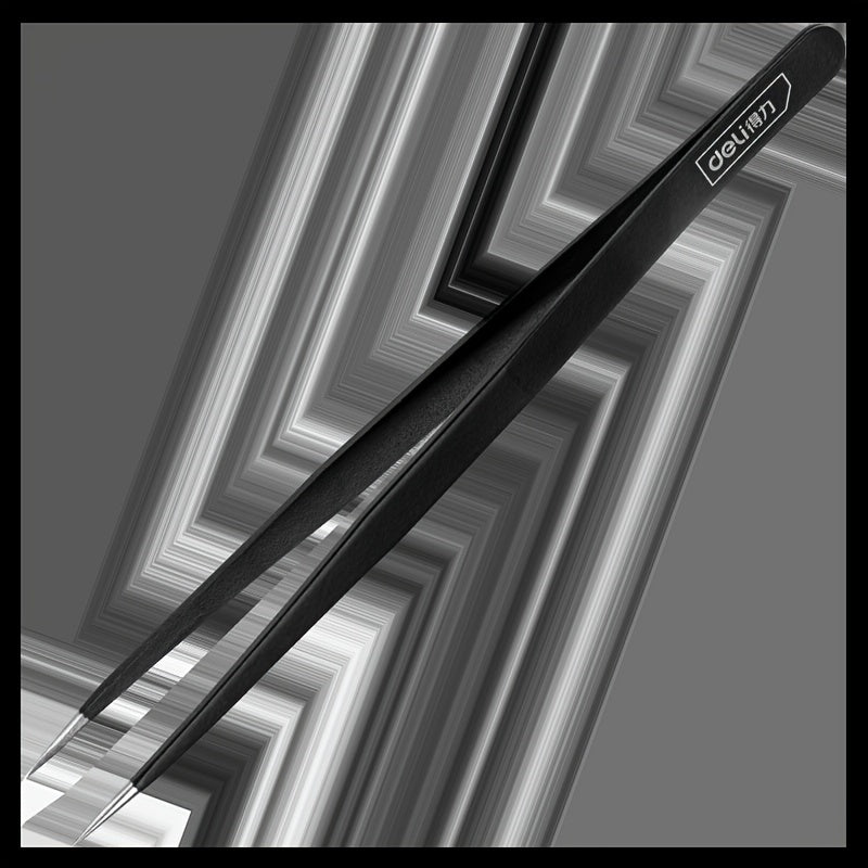 Precision Stainless Steel Eyebrow Tweezers for Jewelry Hobby