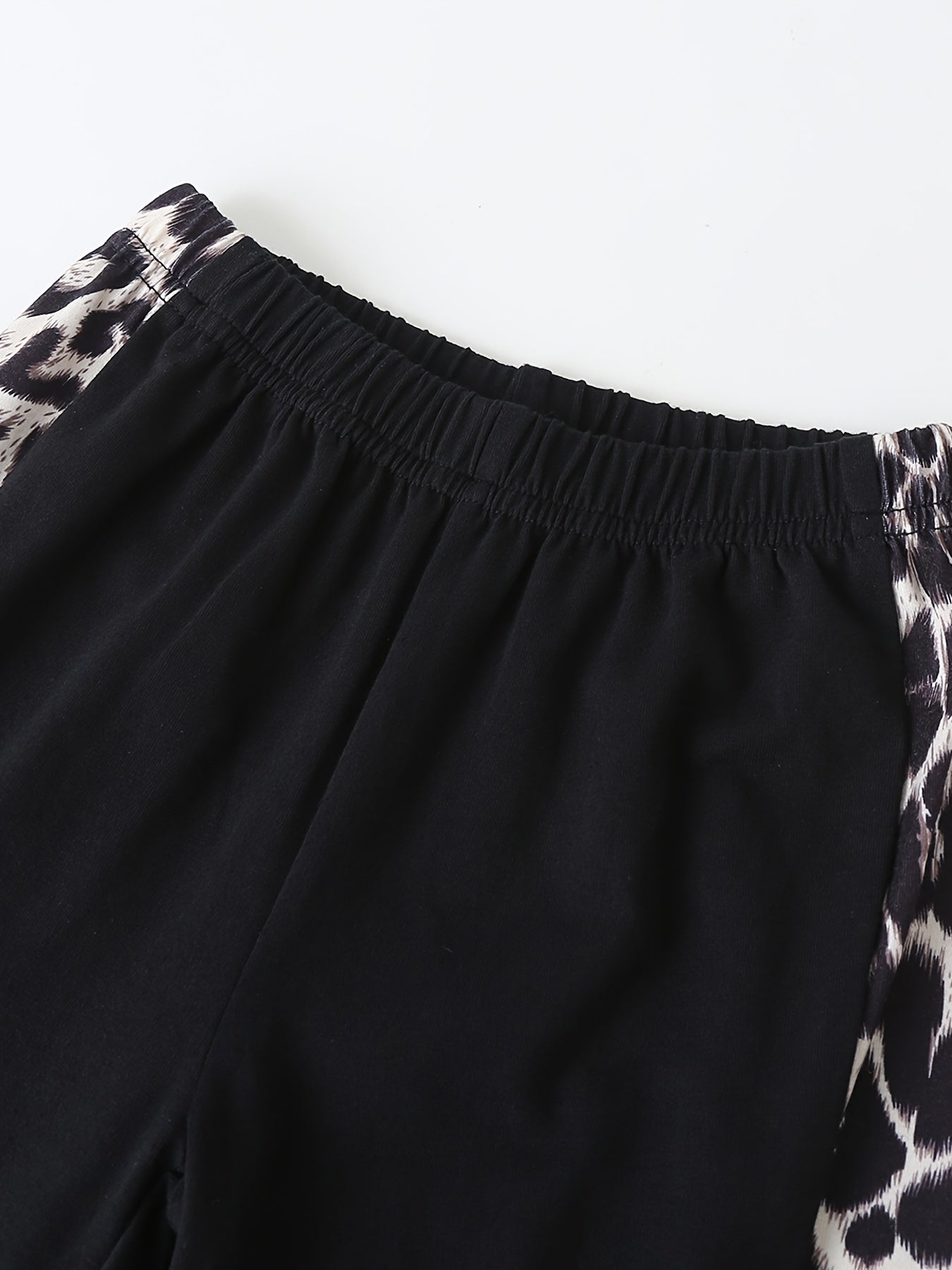 2pc Baby Girl Leopard Print Pullover & Pants Set