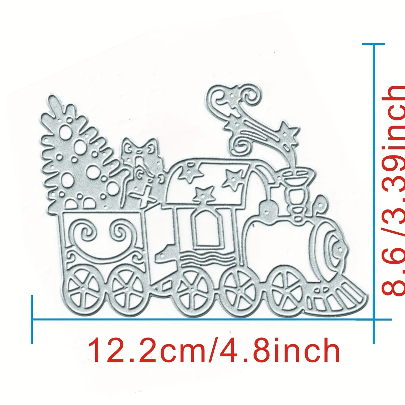 1pc Christmas Train Metal Cutting Dies Stencil for DIY Scrapbooking