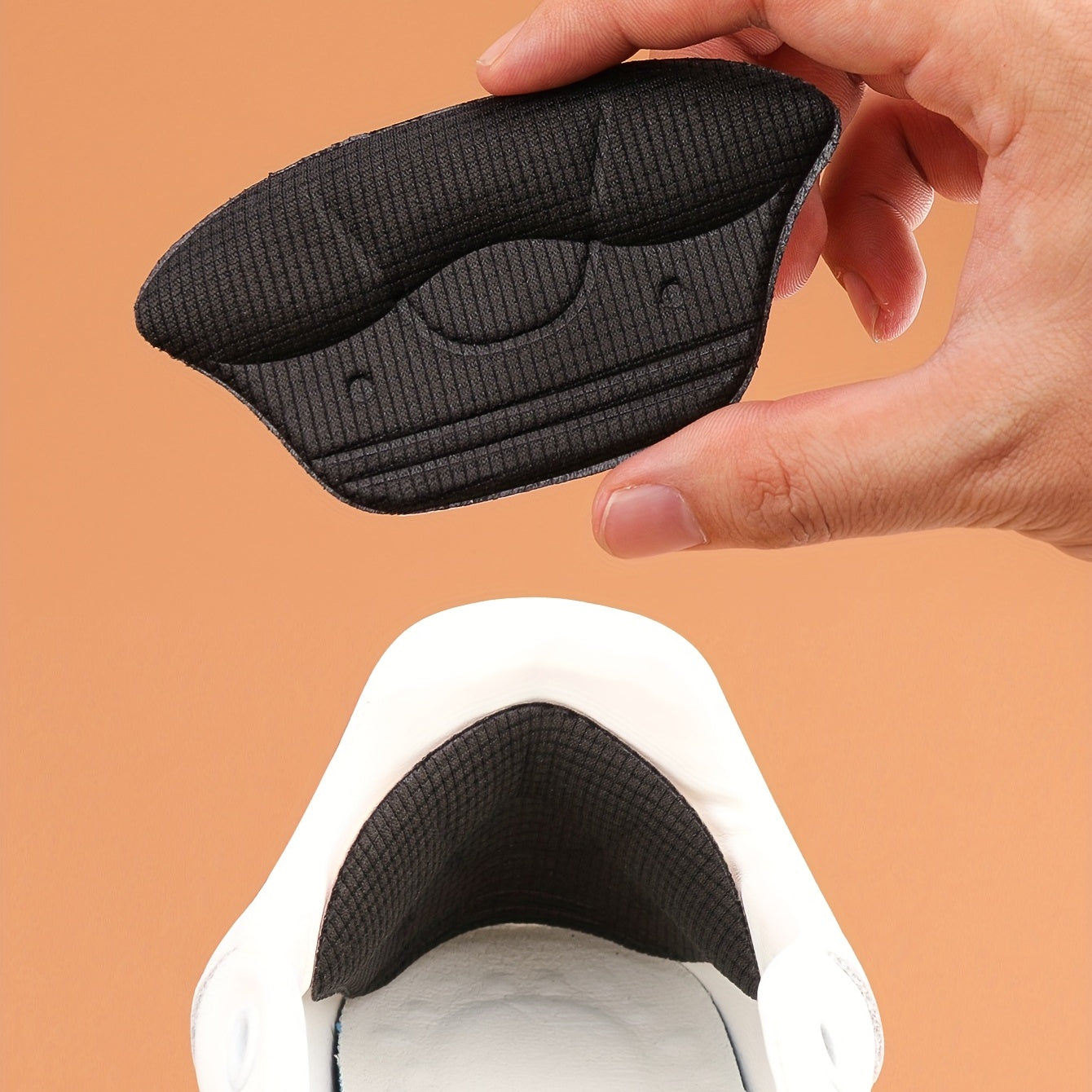 2pcs Anti-wear Heel Stickers Soft Comfortable Breathable Anti-drop Heel Stickers