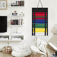 Karate Belt Display Organizer Holds Belts Suitable For Learners