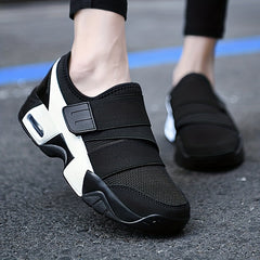 Women's Air Cushion Running Shoes with Hook & Loop Fastener
