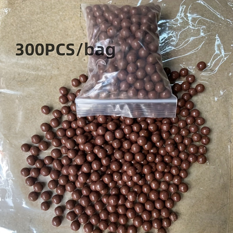 100-300pcs bag Practice Ammo Hard Mud Ball 8-9mm Clay Beads