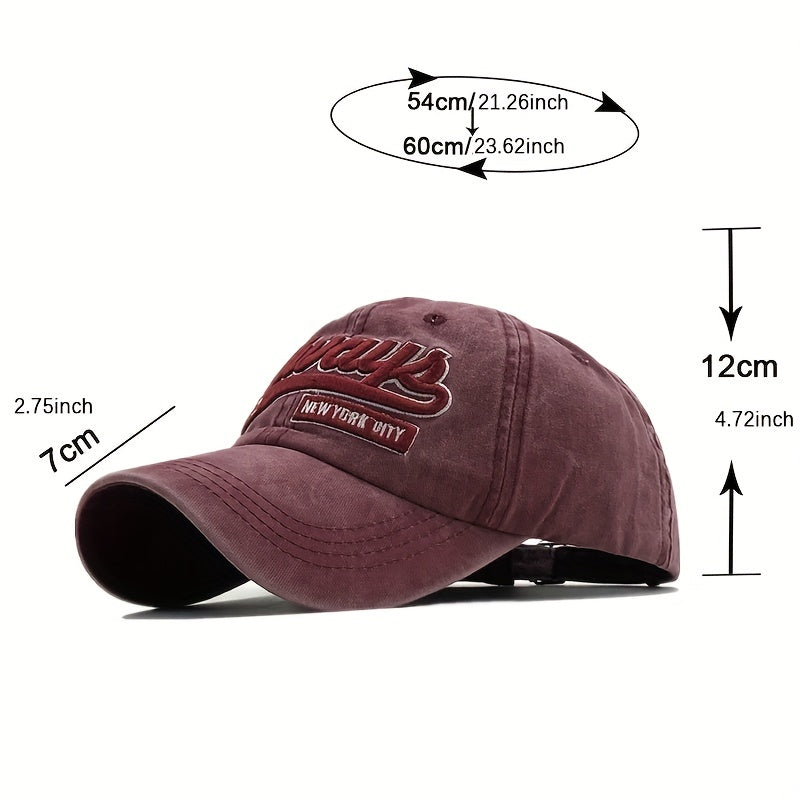 Men's/Women's Cotton 3D Embroidery Baseball Cap
