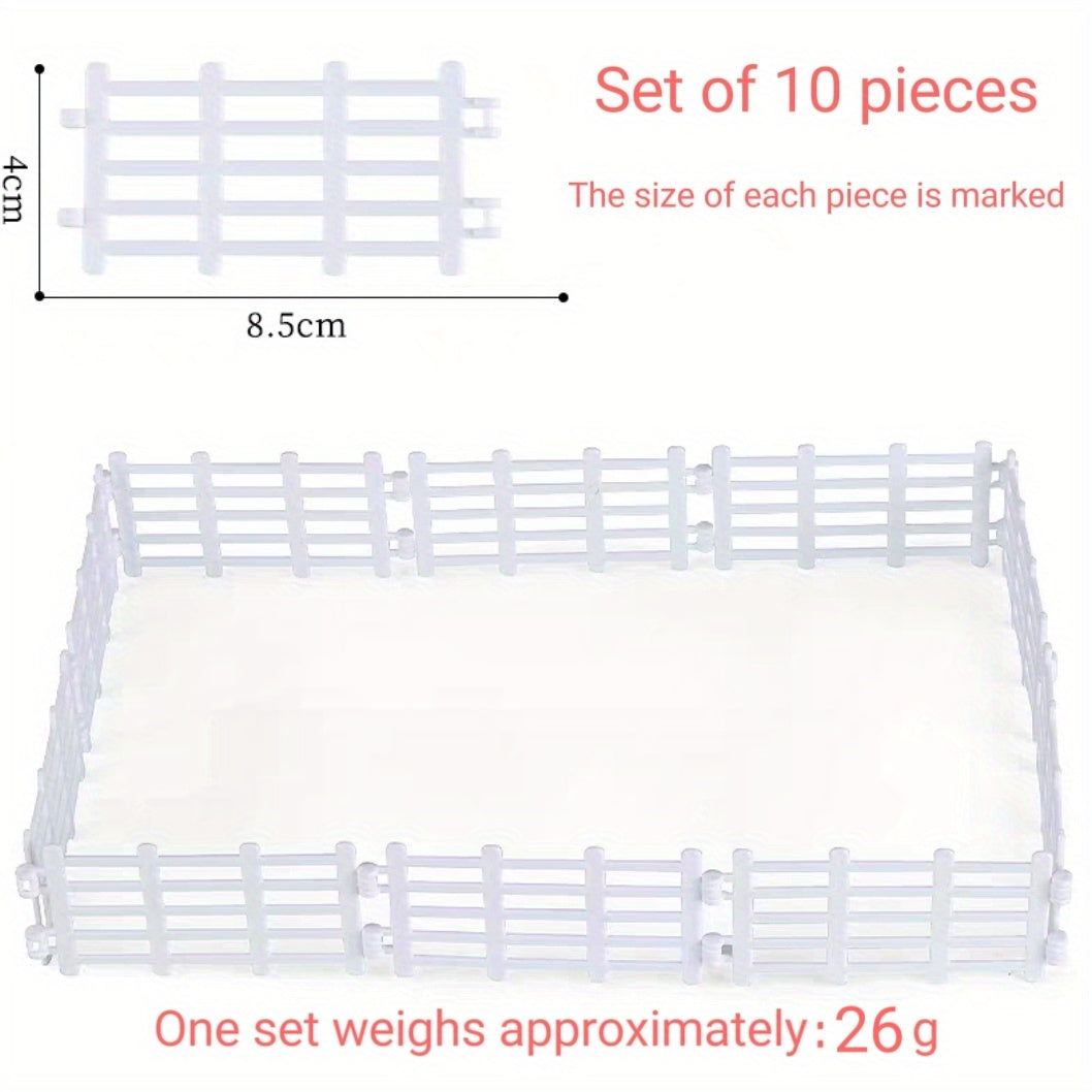 Farm Pasture Fence Accessories Greening Decoration Small Fence Ornaments Toys