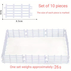 Farm Pasture Fence Accessories Greening Decoration Small Fence Ornaments Toys