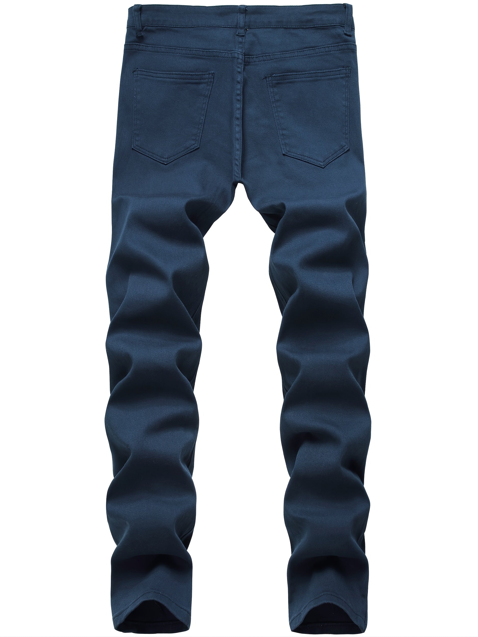 Men's Ripped Slim Fit Distressed Jeans