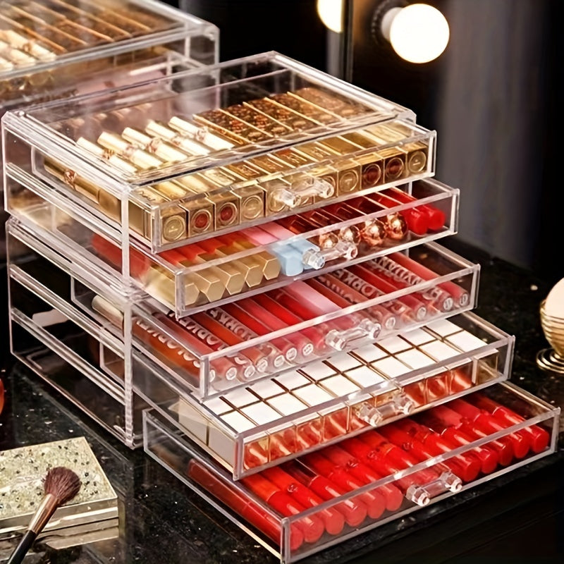 Clear Cosmetic Storage Organizer for Cosmetics Jewelry & Hair Accessories