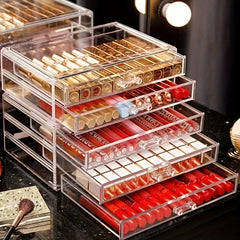 Clear Cosmetic Storage Organizer for Cosmetics Jewelry & Hair Accessories